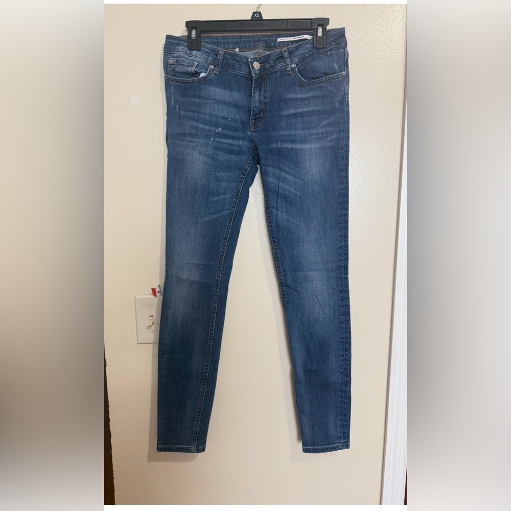 Zara Women's Classic Blue Skinny Jeans